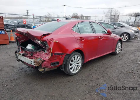 2007 Lexus Is 250 из США, поврежденный, VIN JTHCK262775008748